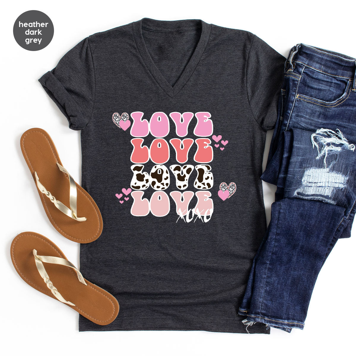 Love Shirt, Love Day T-Shirt, Valentine's Day Tee, 2023 Valentine's Day Gift