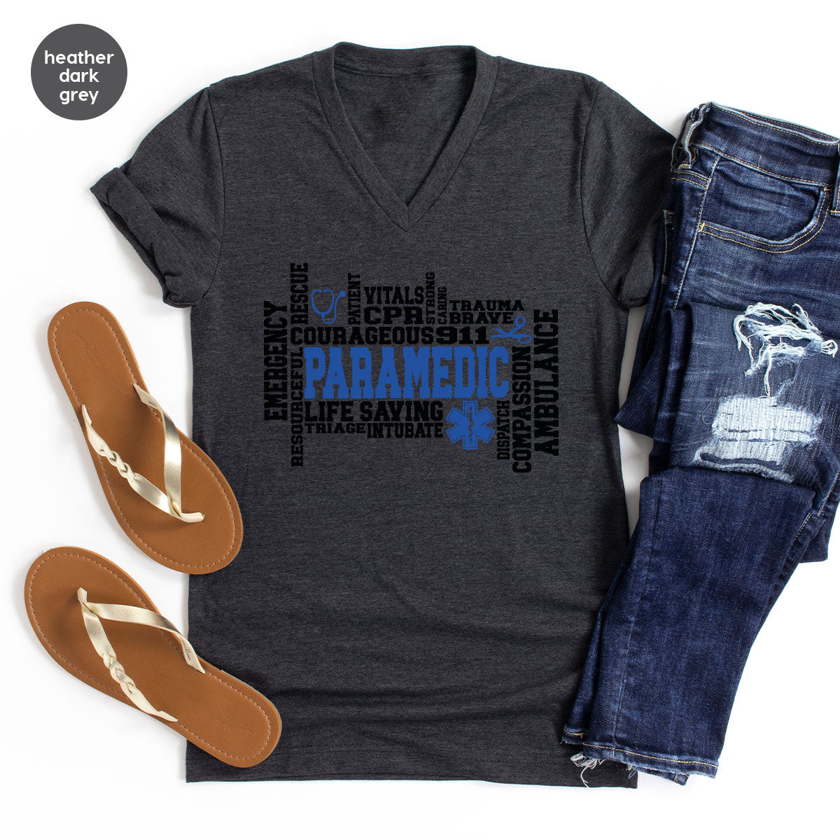 Paramedic T-Shirt, Ambulance Shirt, Life Saver T-Shirt, Gift For Live Saver, Health Worker Shirt