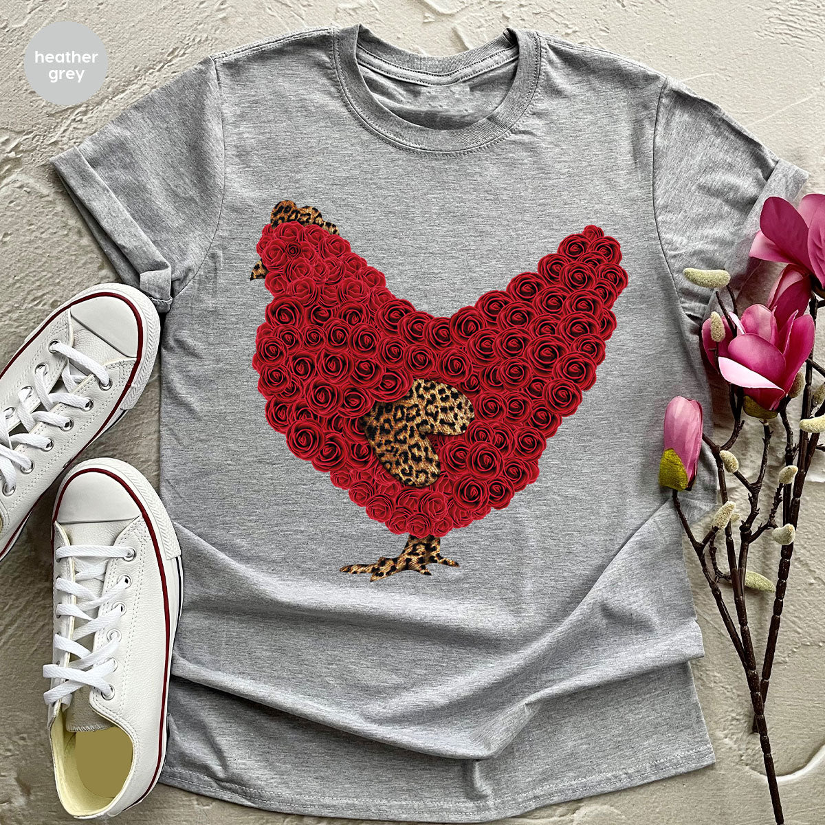 Heart of Chicken Shirt, Funny Valentine Day Gift, Special Gift for Feb 14