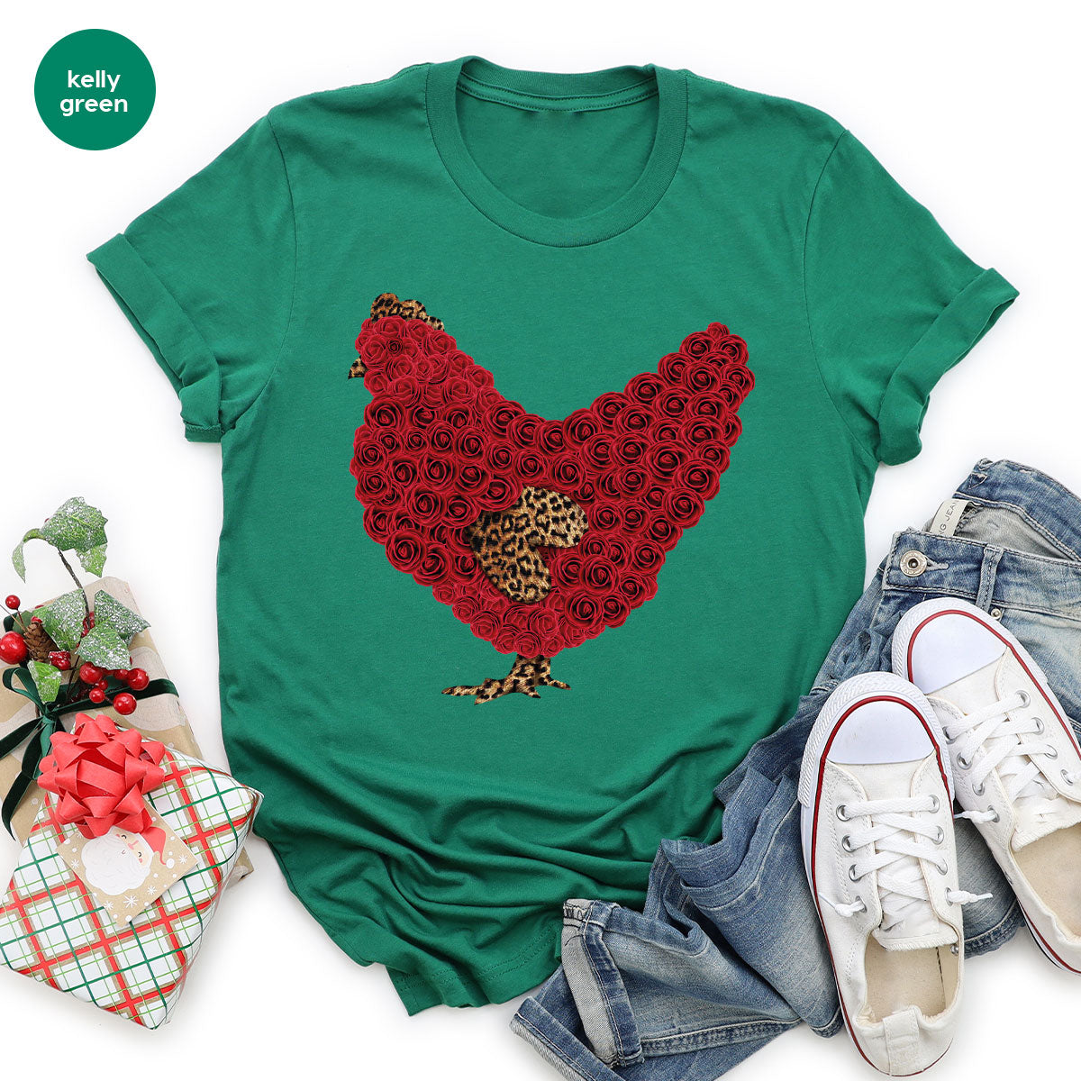 Heart of Chicken Shirt, Funny Valentine Day Gift, Special Gift for Feb 14