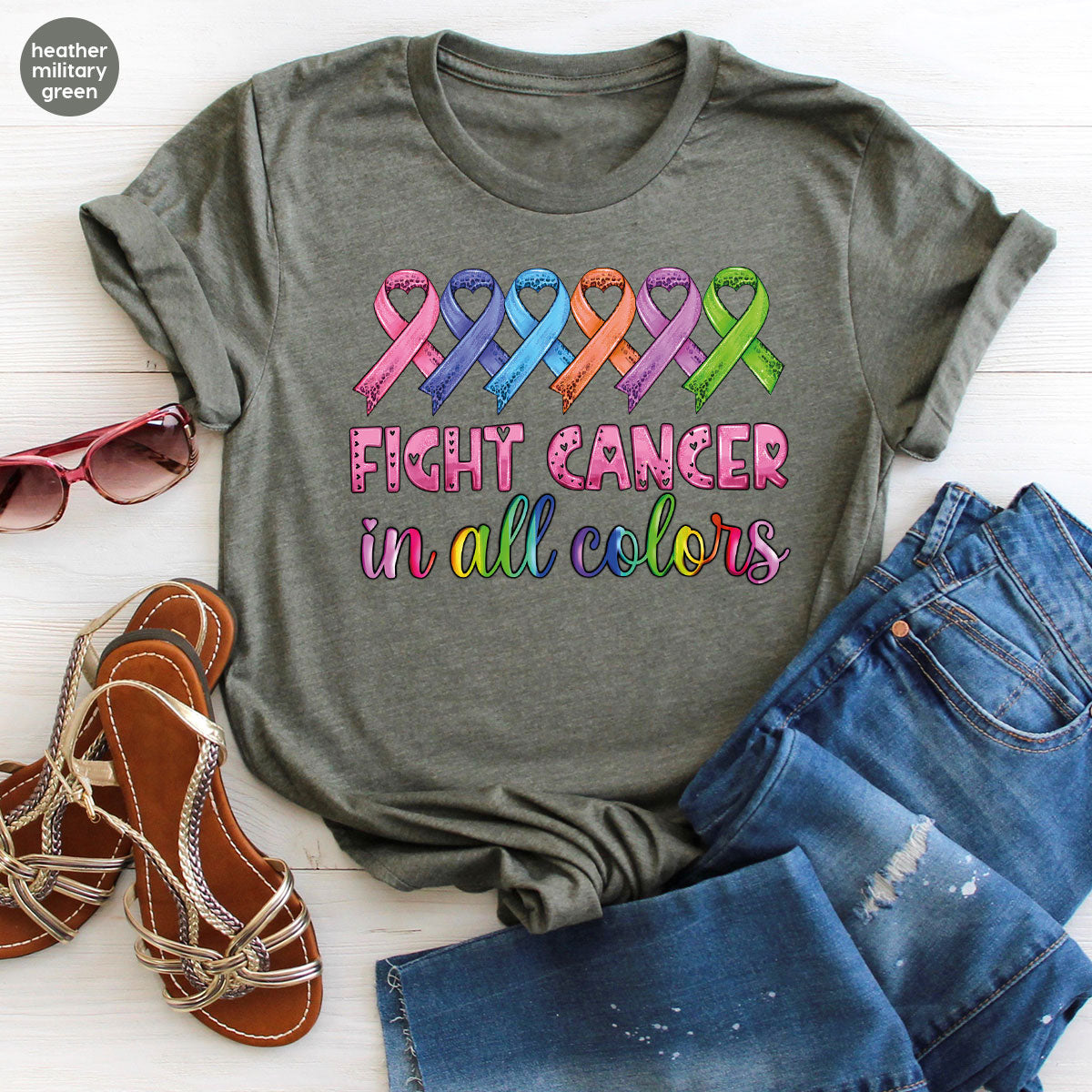 Lung Cancer Shirt, Cancer Family Shirt, Cancer Support T-Shirt