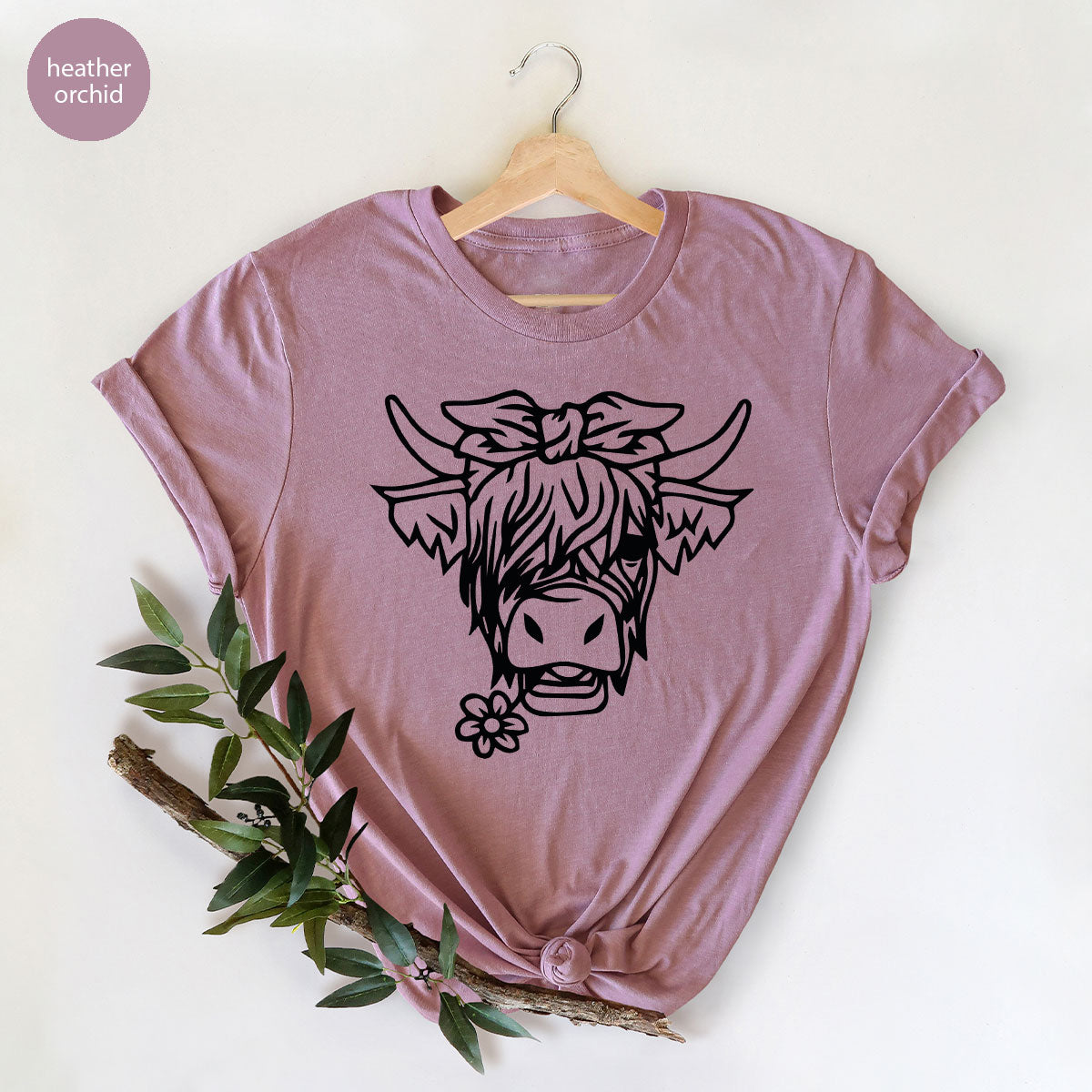 Cool Bull Shirt, Bull With Flower T-Shirt, Funny Bull T-Shirt