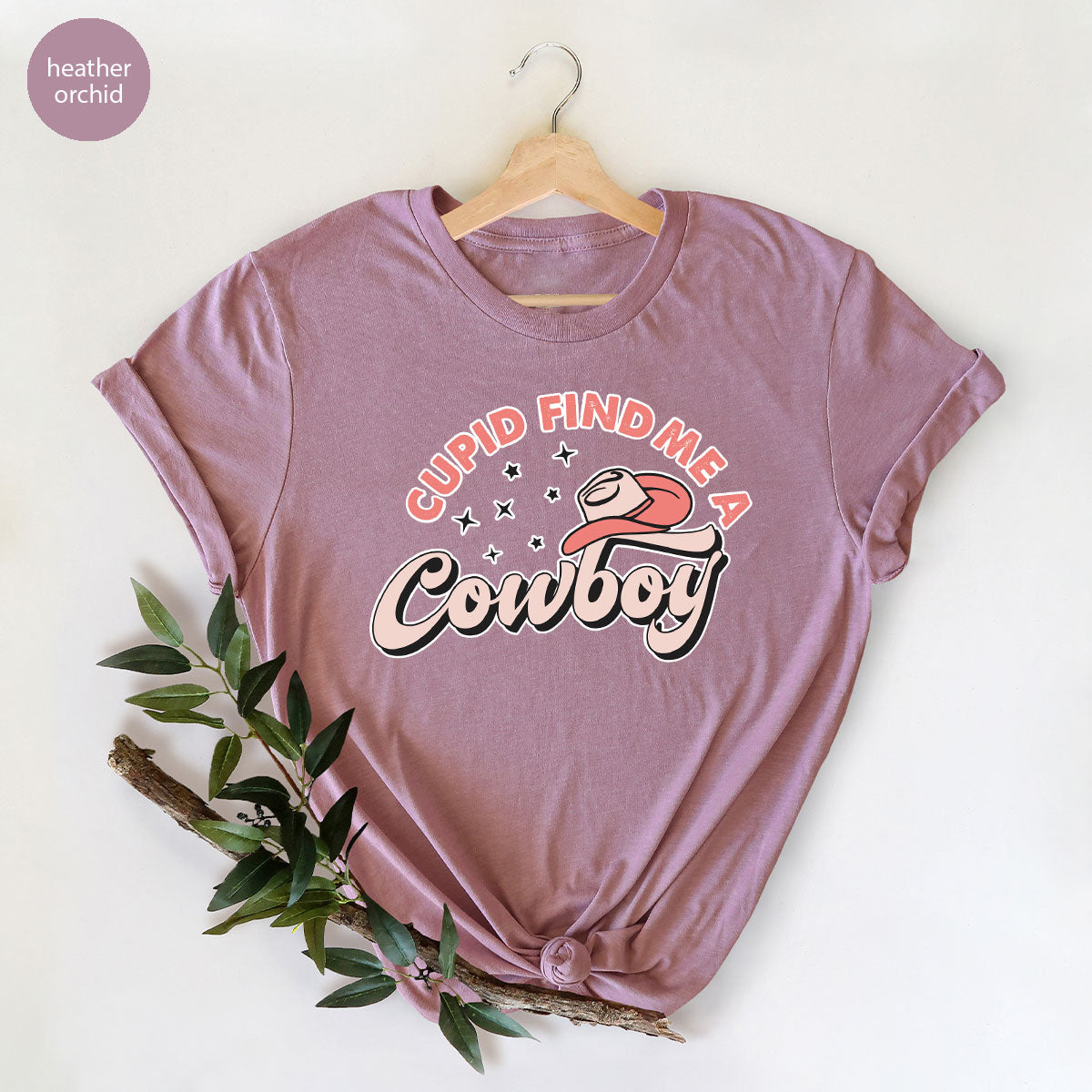 Cupid Find Me A Cowboy Shirt, Valentine Day Shirt, Cowboy Love T-Shirt