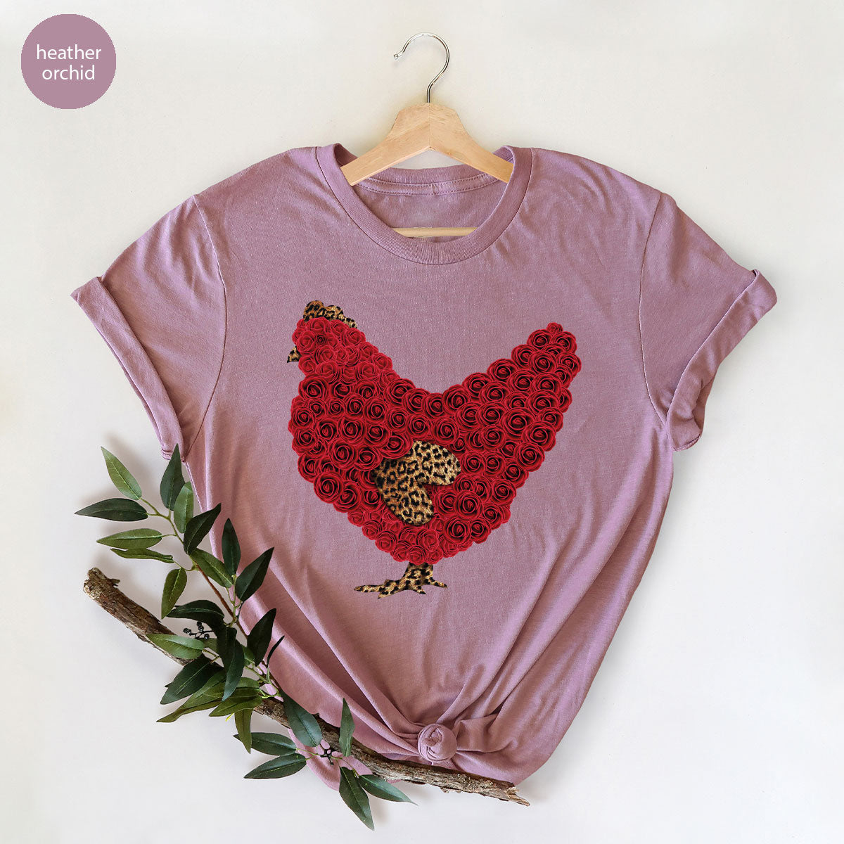 Heart of Chicken Shirt, Funny Valentine Day Gift, Special Gift for Feb 14