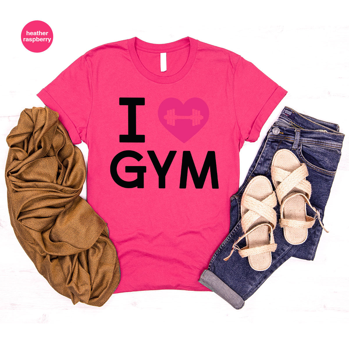 Fitness T-Shirt, GYM Shirt, I Love GYM T-Shirt, T-Shirt For Bodybuilder
