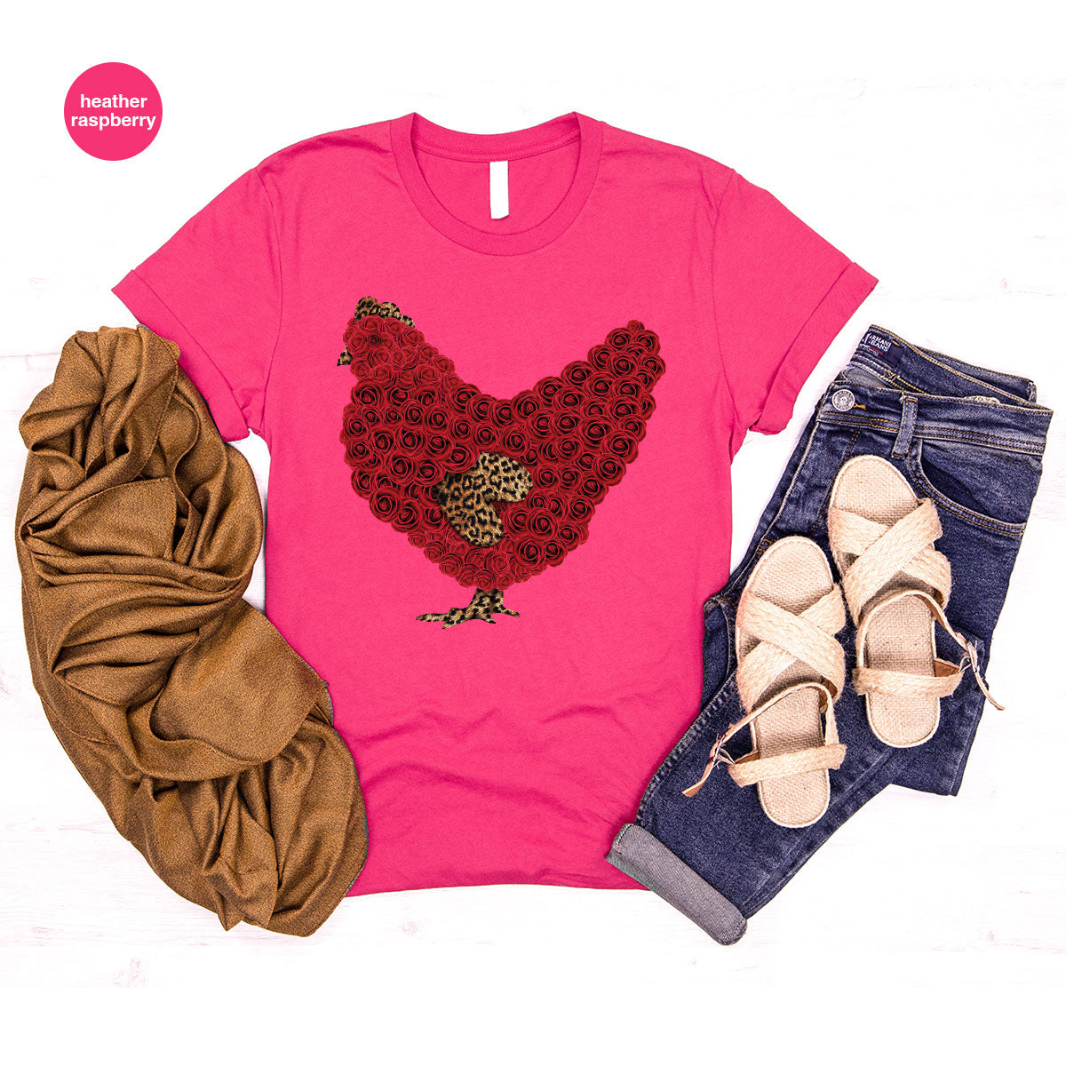 Heart of Chicken Shirt, Funny Valentine Day Gift, Special Gift for Feb 14