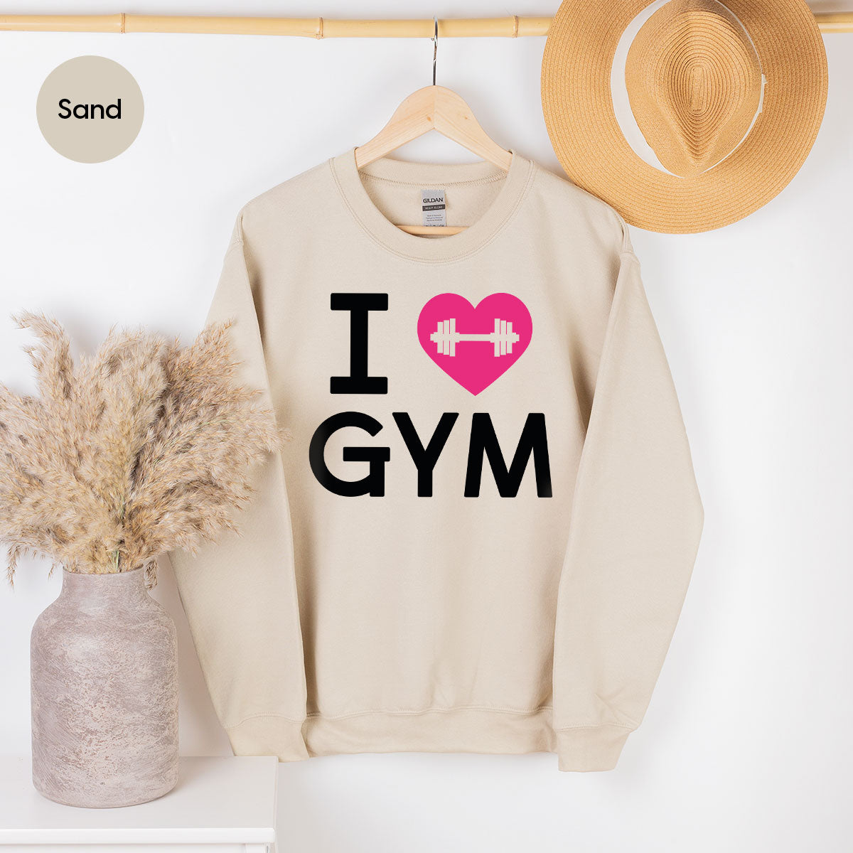 Fitness T-Shirt, GYM Shirt, I Love GYM T-Shirt, T-Shirt For Bodybuilder