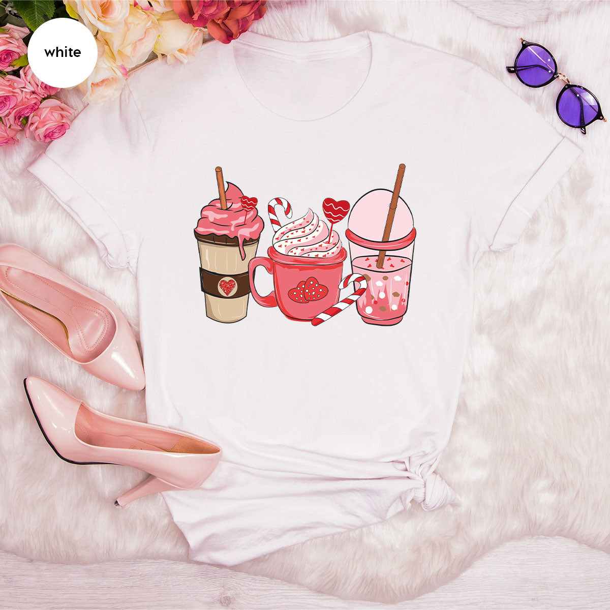 Valentine Drinking Shirt, Valentine's Day Special Gift, Sweet Love Shirt