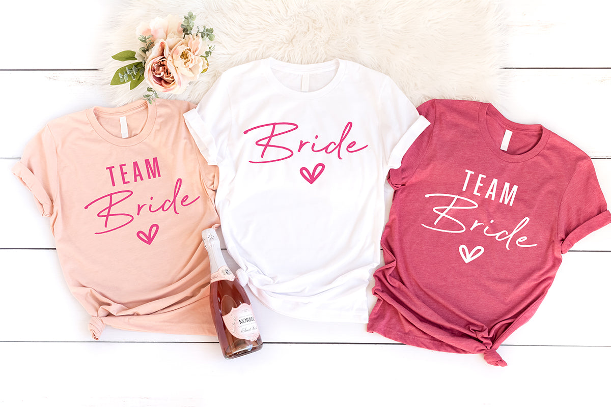 Team Bride T-Shirt, Princess Bride Shirt, Team Bride Shirt Idea