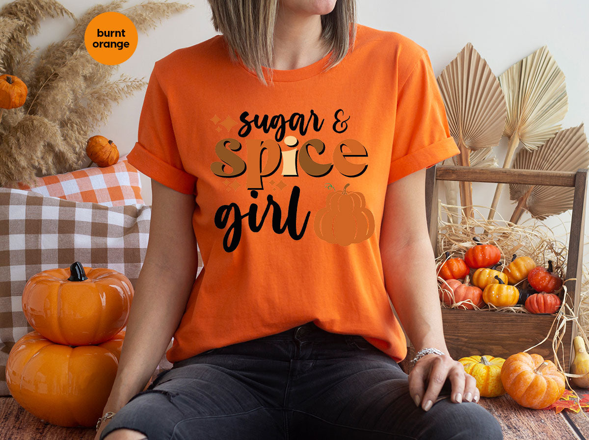 Spice Girl Shirt, 2022 Fall Shirt, Fall T-Shirt 2022, Fall Vibes Tee, Long-Short Sleeve Fall Shirt