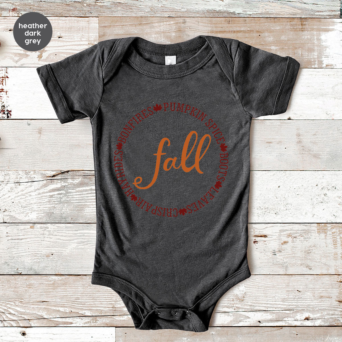 Circle Fall Shirt, Halloween Fall T-Shirt, Fall Tee