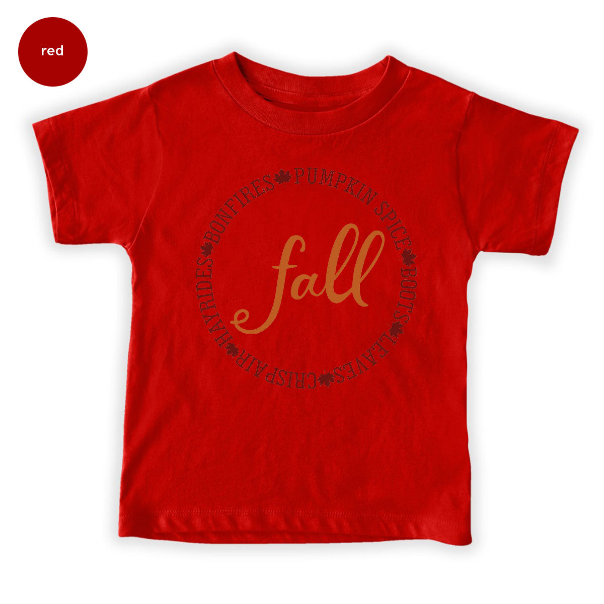 Circle Fall Shirt, Halloween Fall T-Shirt, Fall Tee