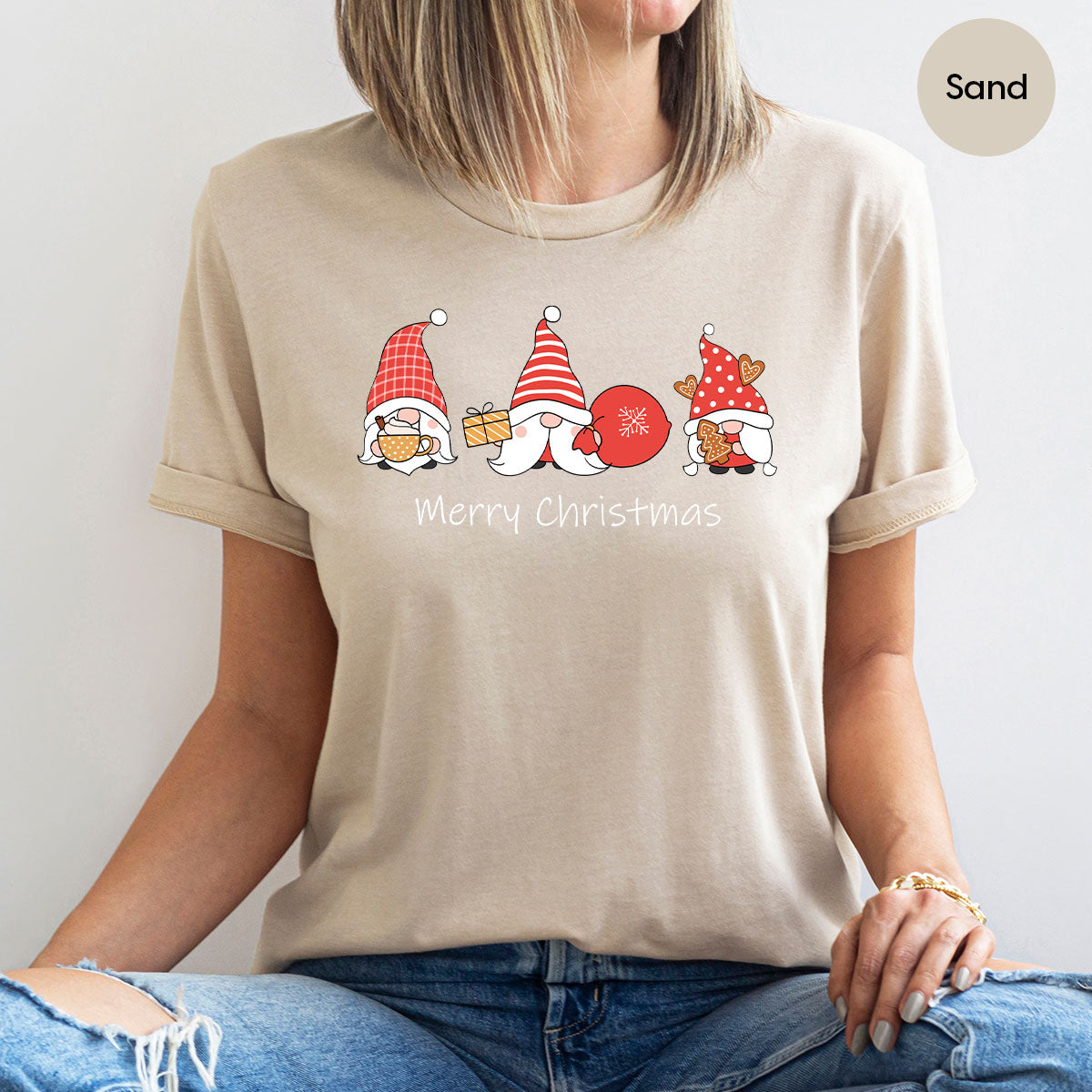 Merry Christmas Shirt, 2023 Christmas T-Shirt, Happy Christmas Tee for –