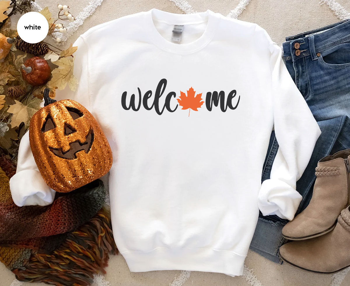 Fall Hoodie, Long Sleeve Fall Shirt, 2022 Autumn Design, Autumn Fall Hoodie and Sweatshirt