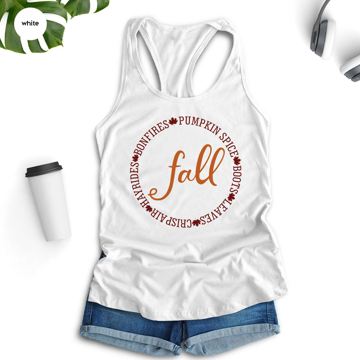 Circle Fall Shirt, Halloween Fall T-Shirt, Fall Tee