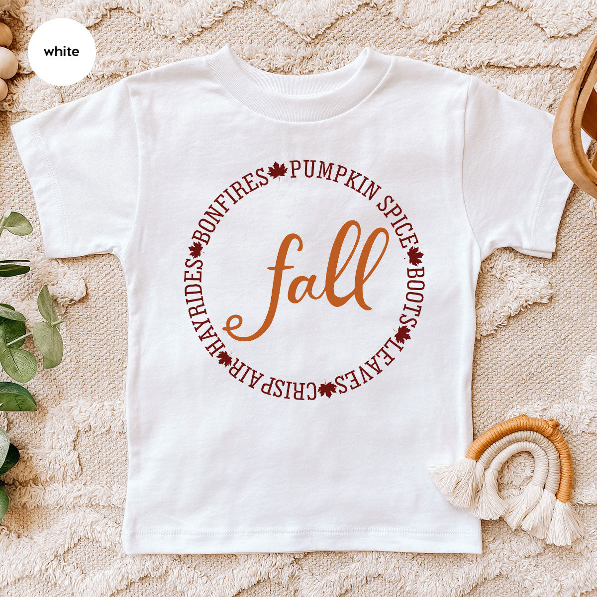 Circle Fall Shirt, Halloween Fall T-Shirt, Fall Tee
