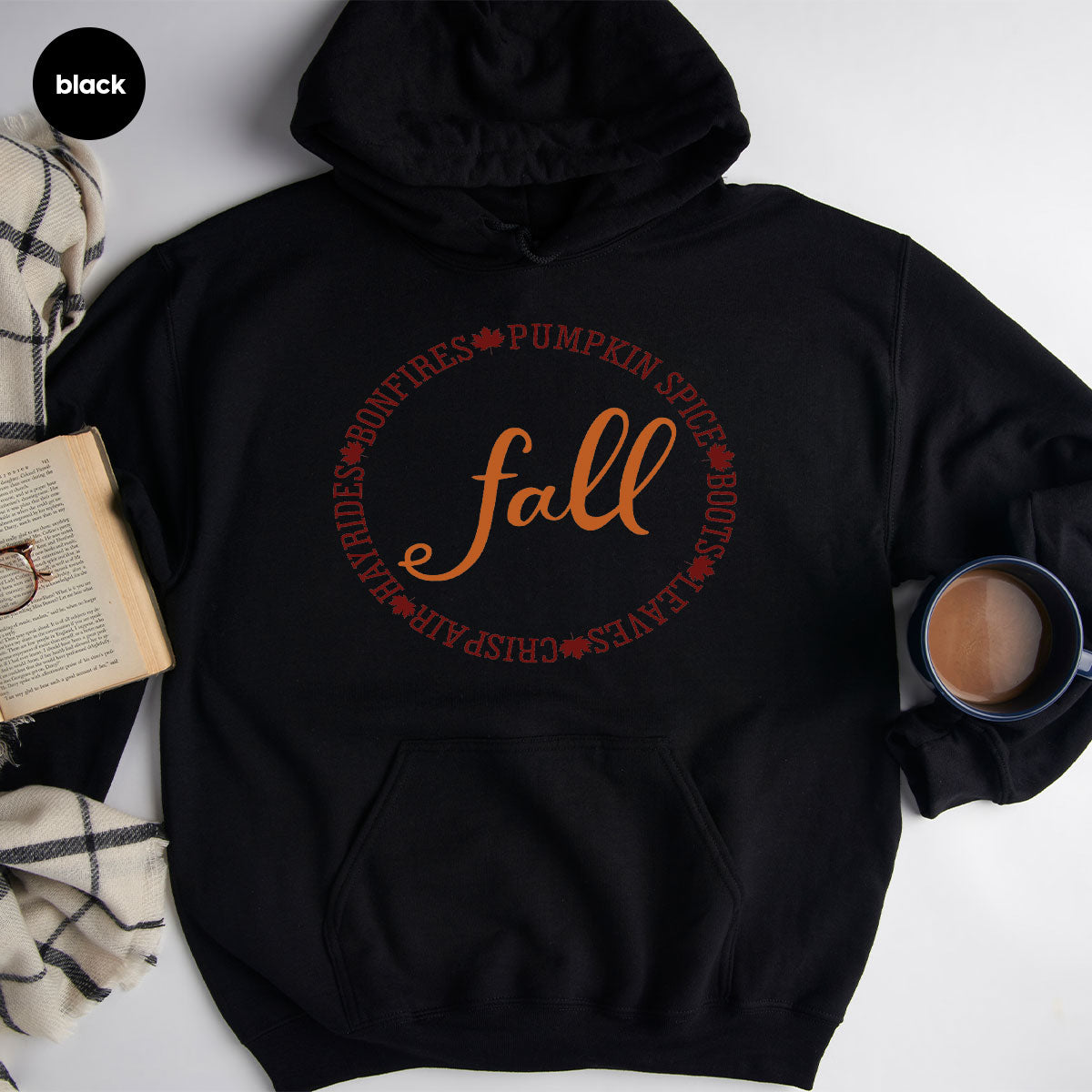 Circle Fall Shirt, Halloween Fall T-Shirt, Fall Tee