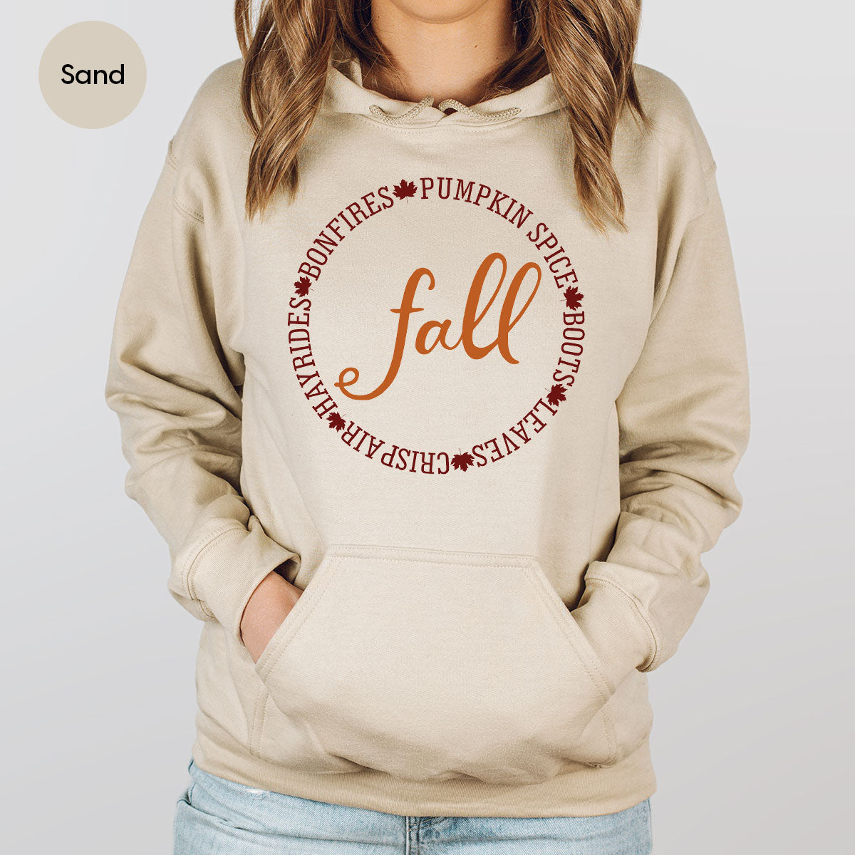 Circle Fall Shirt, Halloween Fall T-Shirt, Fall Tee