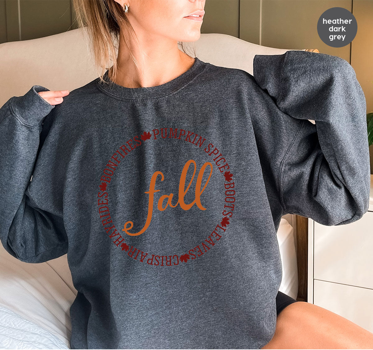 Circle Fall Shirt, Halloween Fall T-Shirt, Fall Tee