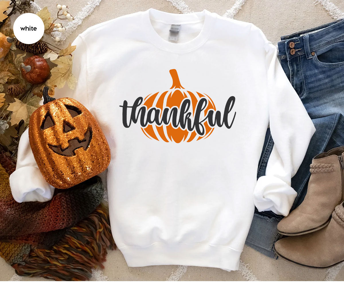 Thanksgiving 2022 Pumpkin Hoodie, Thankful Hoodie, Thanksgiving Hoodie 2022