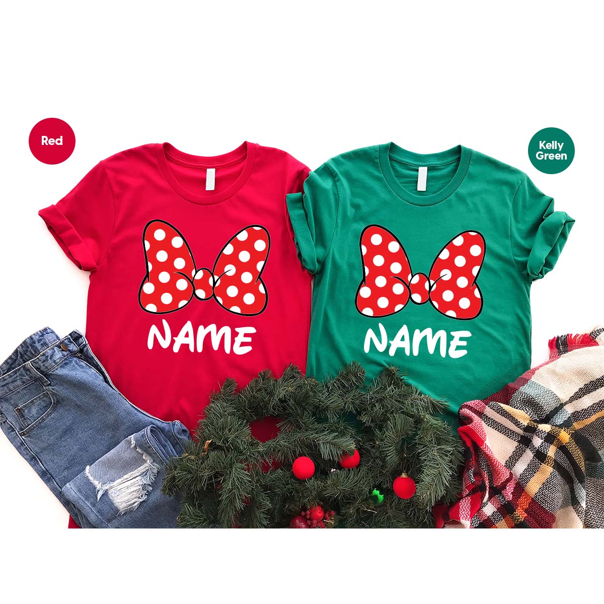 Custom Disney Family Trip Shirts, Christmas Disney Vacation Tees, Matching Disney Group Shirts, Disney Sweatshirt, Personalized Disney Gifts