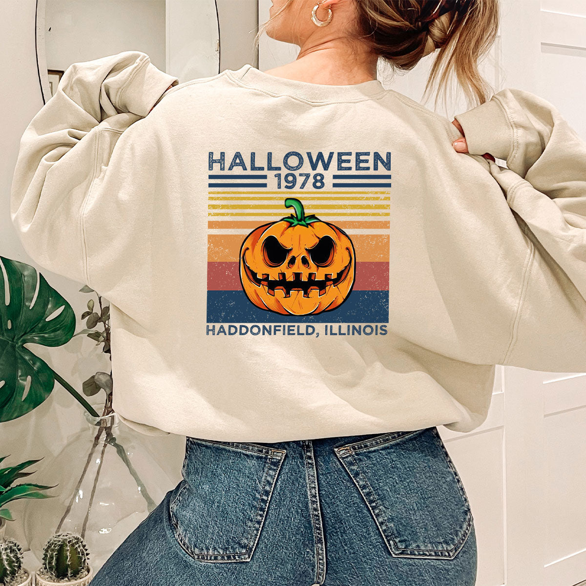Horror Pumpkin Sweatshirt, Halloween 2022 Sweatshirt, Funny Halloween Long Sleve Shirt