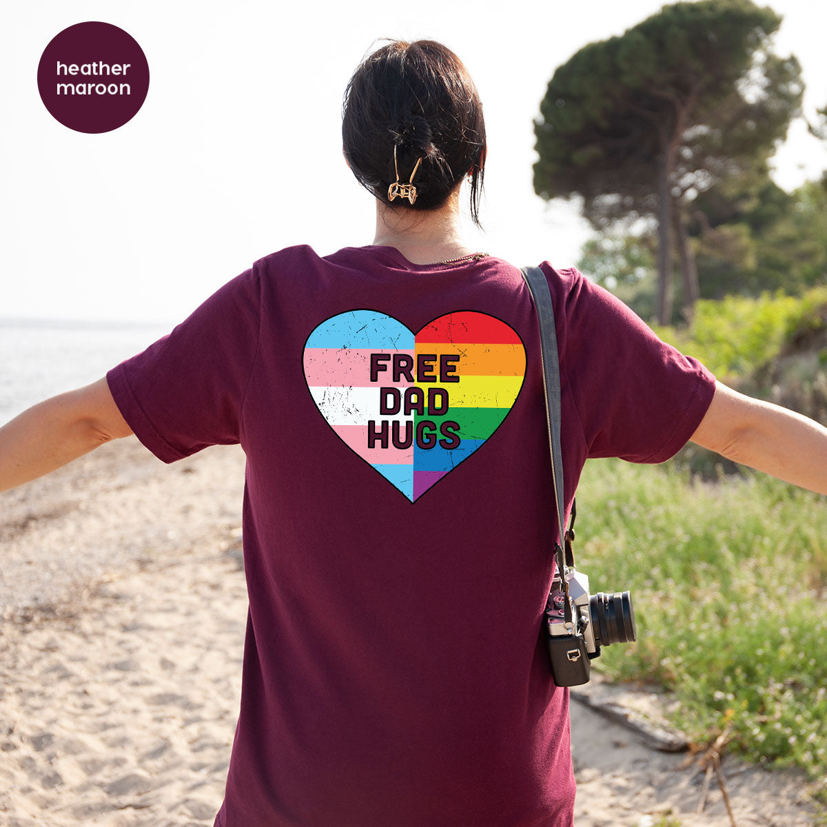 Free Dad Hugs Shirt, LGBT Shirt, LGBT Pride T-Shirt
