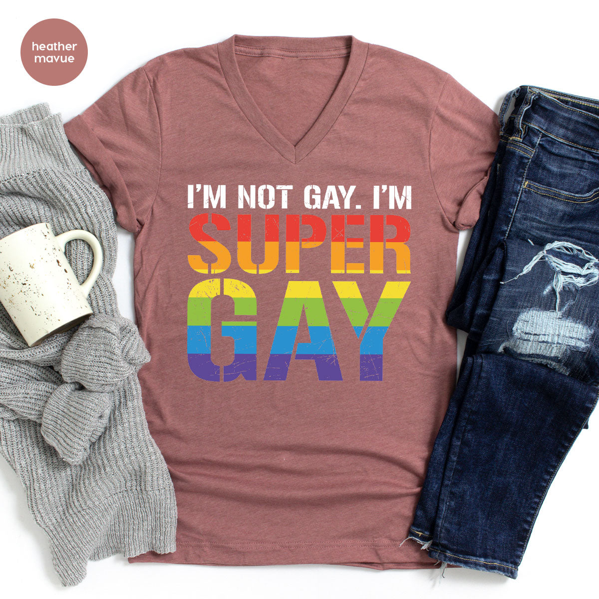 Super Gay Shirt, LGBT Power T-Shirt, Super Gay LGBT Tee