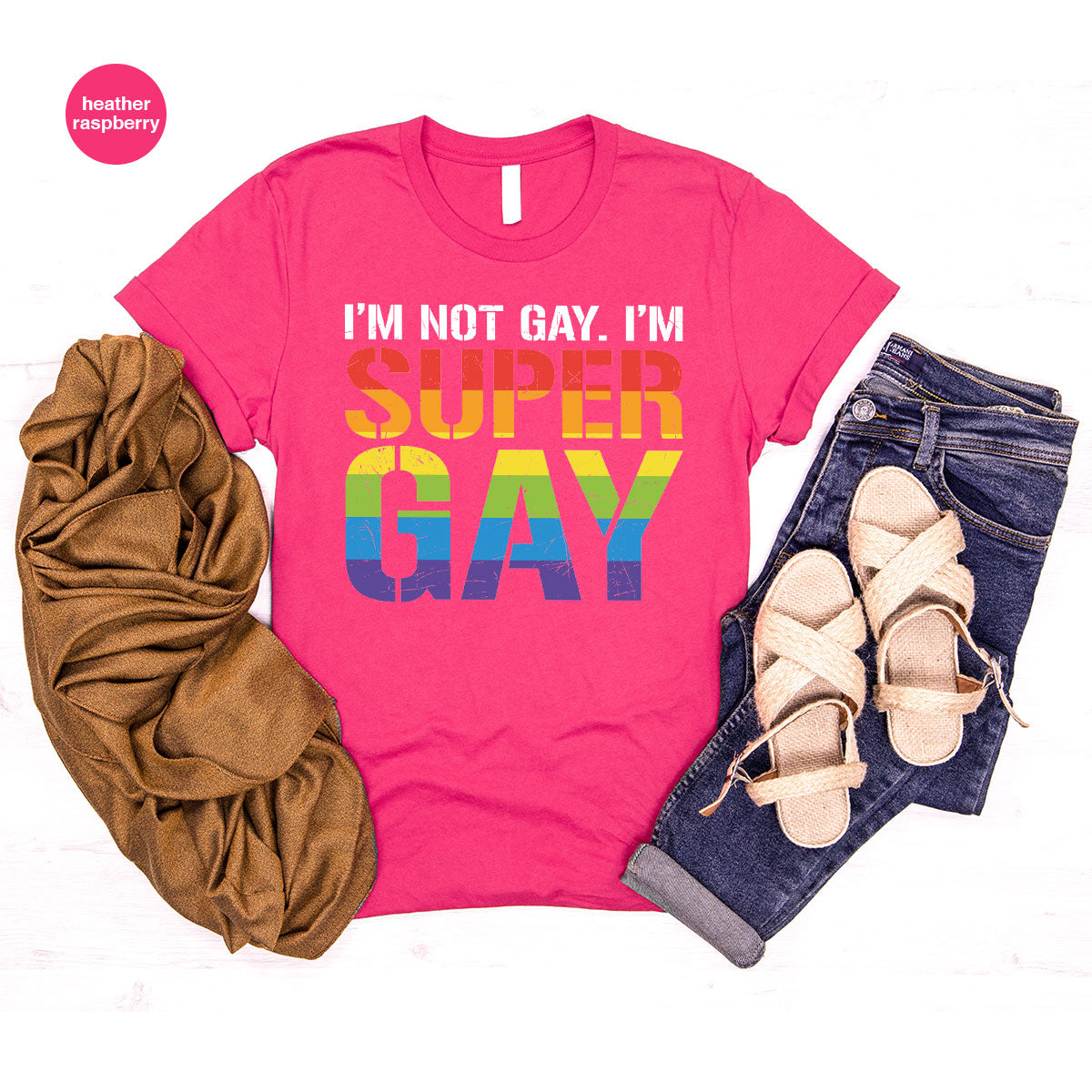 Super Gay Shirt, LGBT Power T-Shirt, Super Gay LGBT Tee