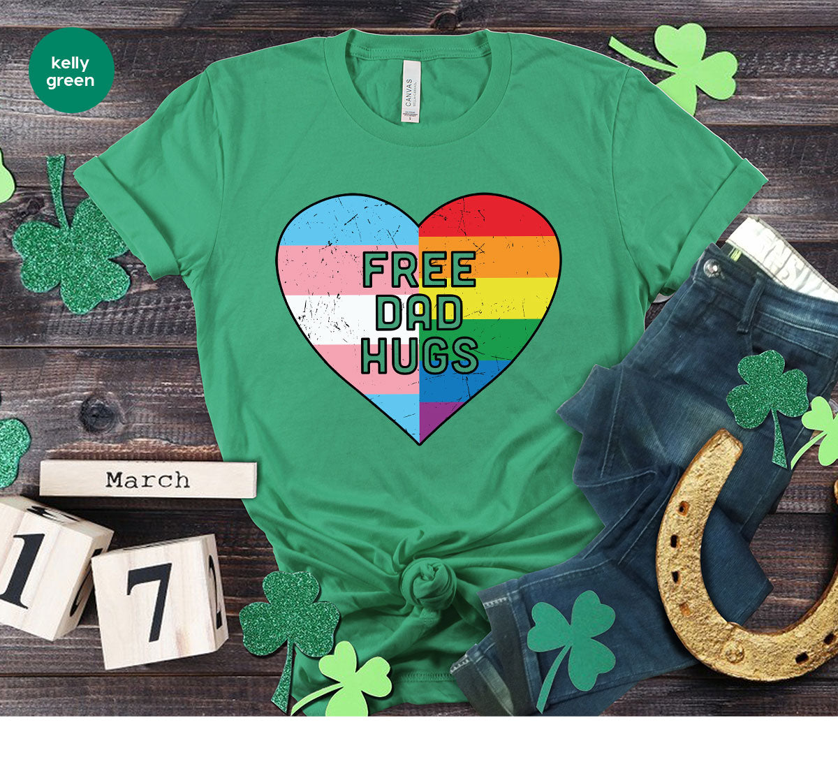 Free Dad Hugs Shirt, LGBT Shirt, LGBT Pride T-Shirt
