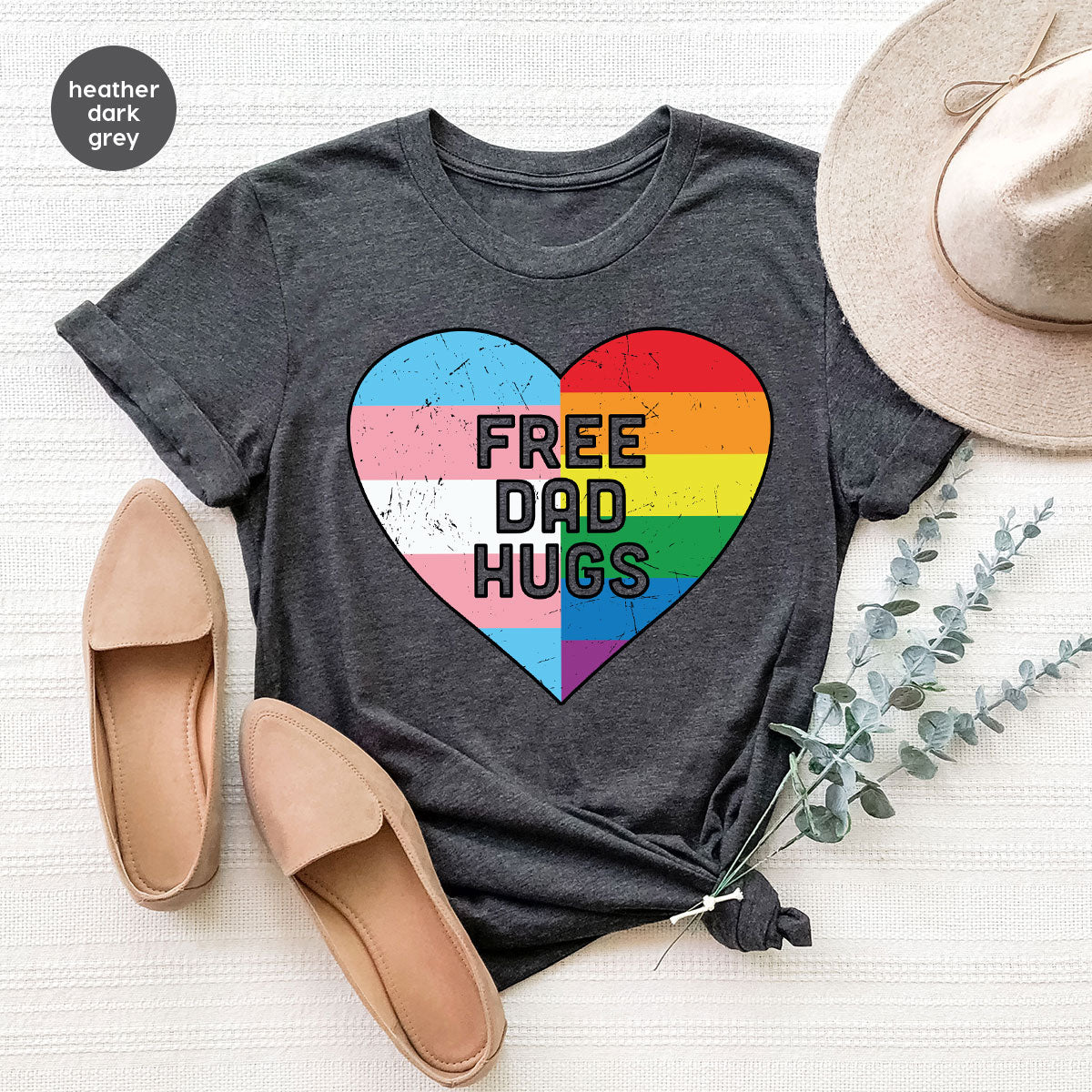Free Dad Hugs Shirt, LGBT Shirt, LGBT Pride T-Shirt