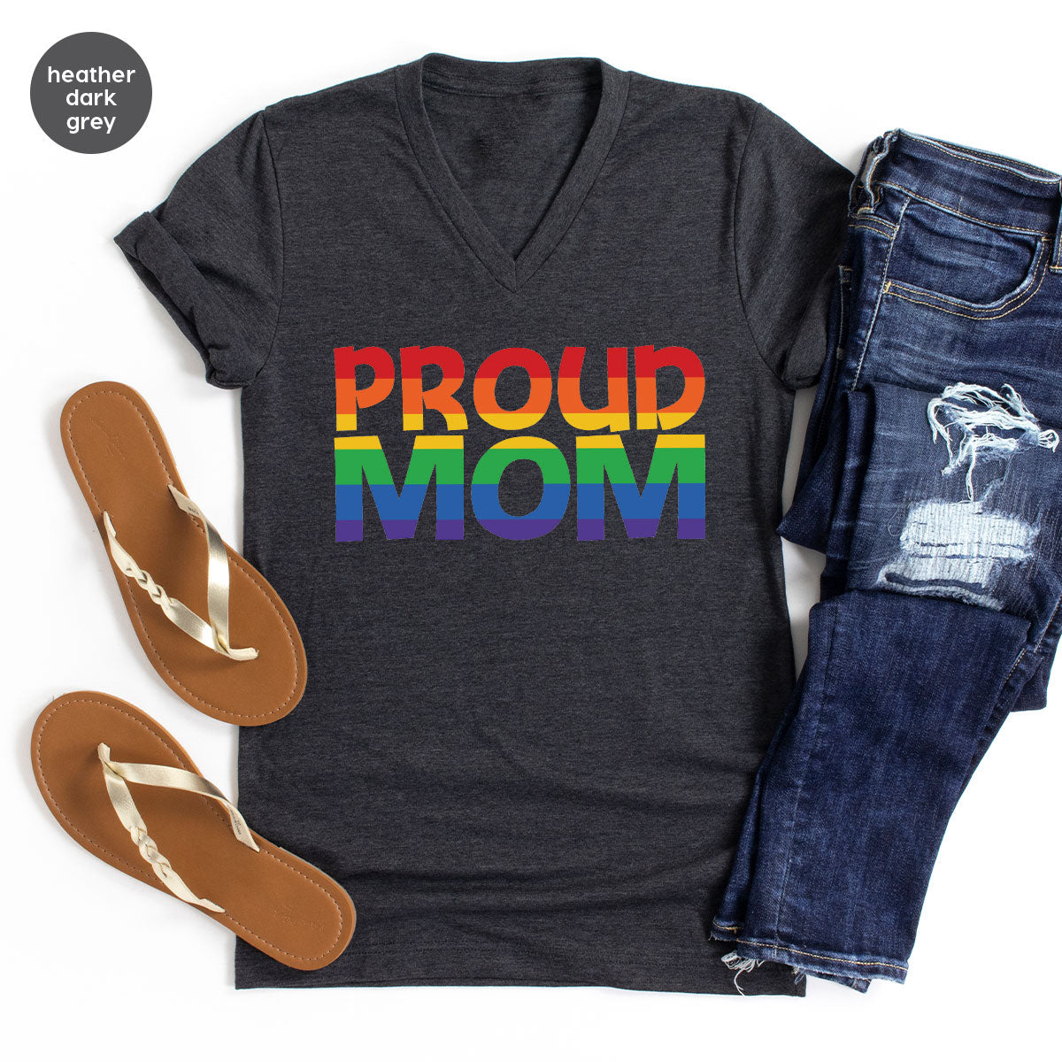 Proud Mom Shirt, LGBT Mom T-Shirt, LGBT Proud Tee