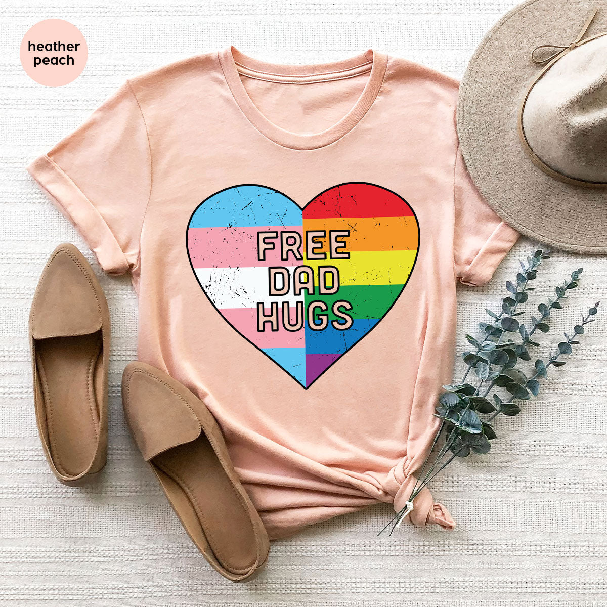 Free Dad Hugs Shirt, LGBT Shirt, LGBT Pride T-Shirt
