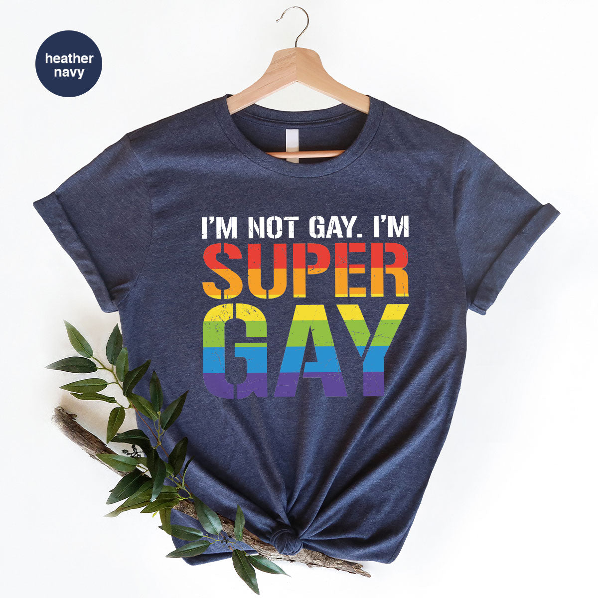 Super Gay Shirt, LGBT Power T-Shirt, Super Gay LGBT Tee