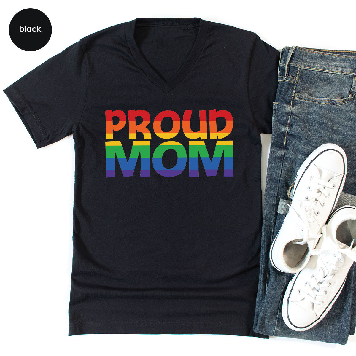 Proud Mom Shirt, LGBT Mom T-Shirt, LGBT Proud Tee