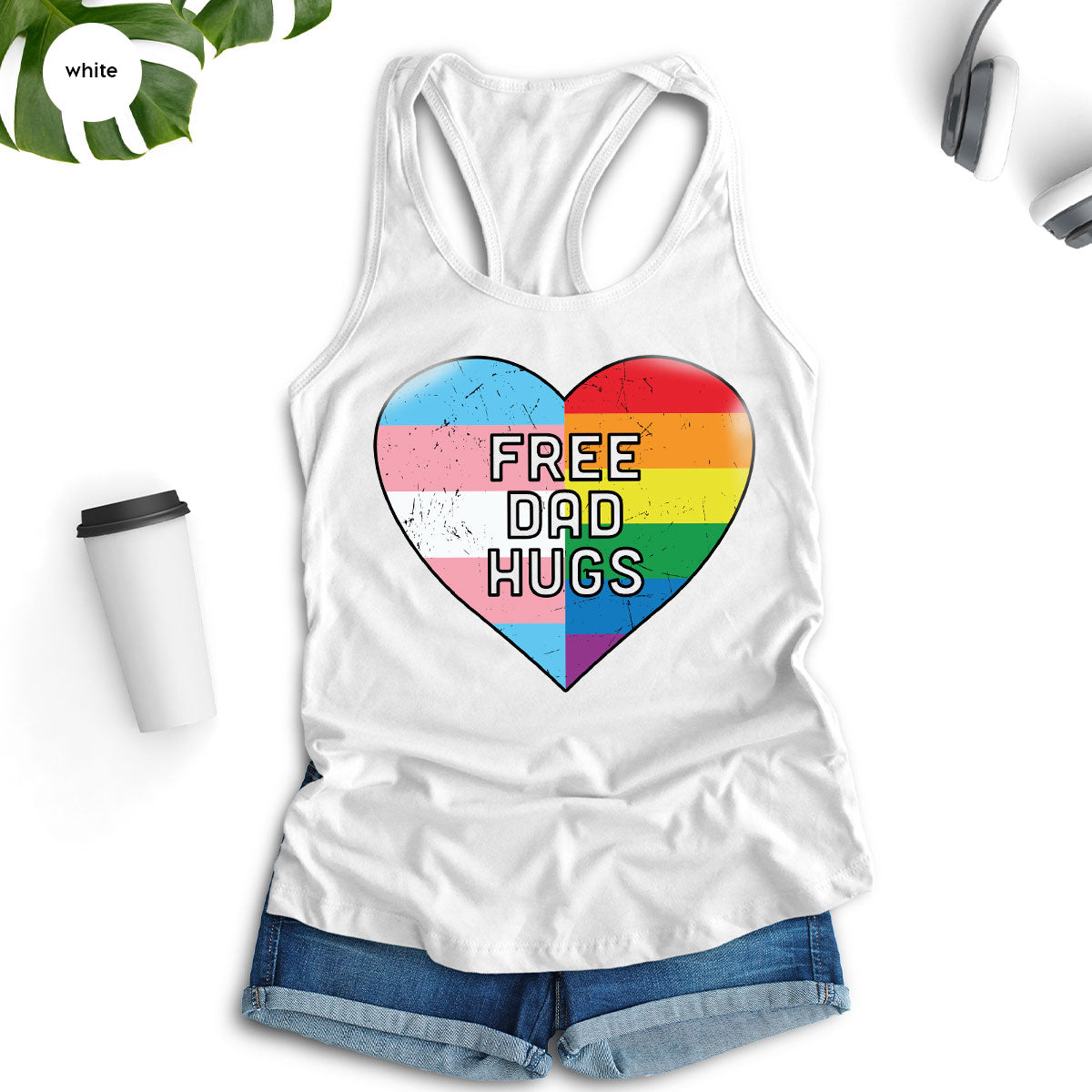 Free Dad Hugs Shirt, LGBT Shirt, LGBT Pride T-Shirt