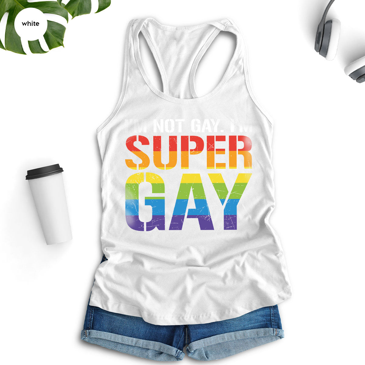 Super Gay Shirt, LGBT Power T-Shirt, Super Gay LGBT Tee