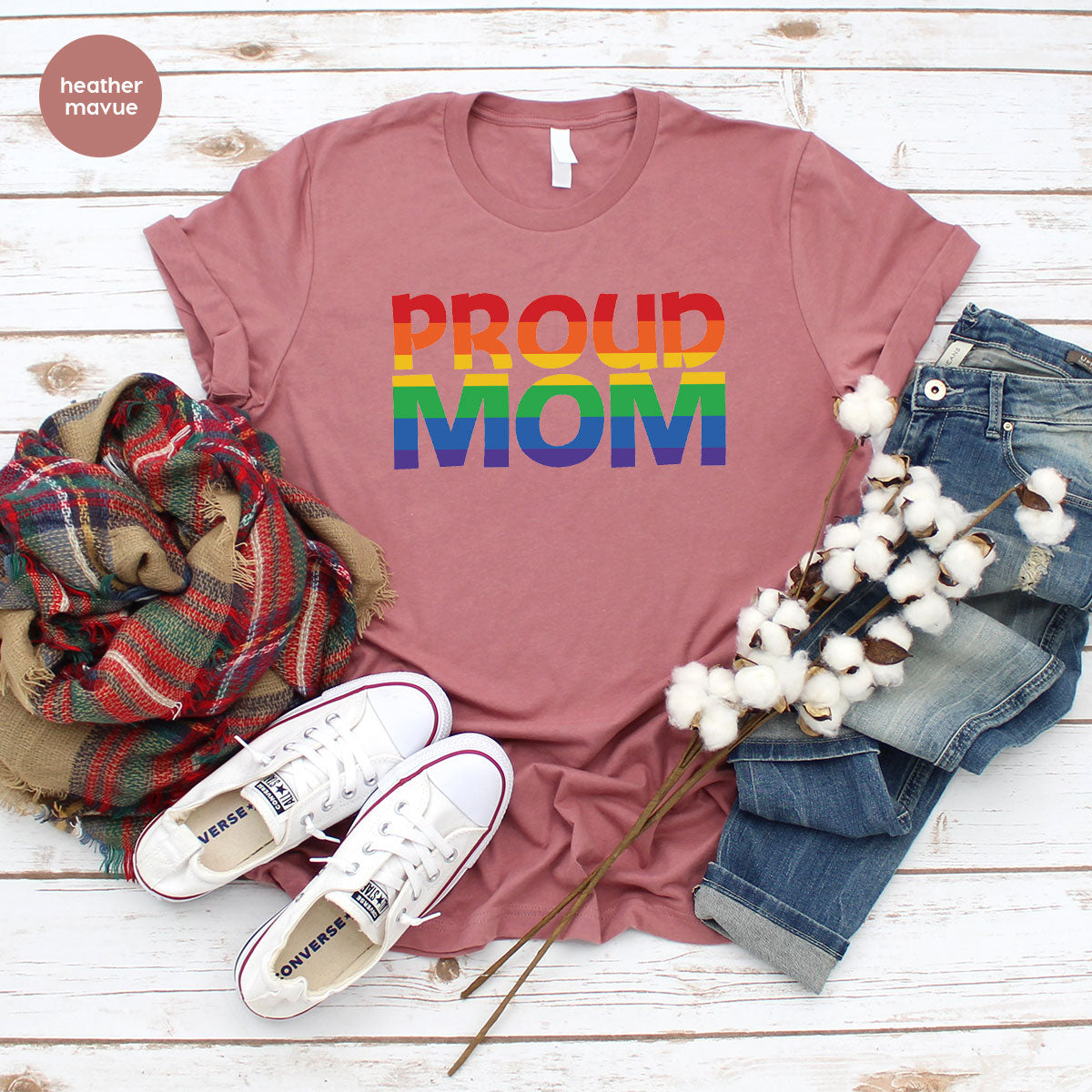 Proud Mom Shirt, LGBT Mom T-Shirt, LGBT Proud Tee