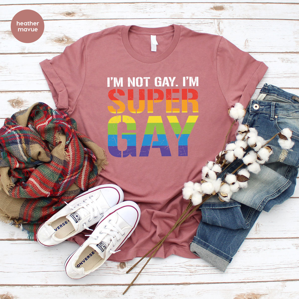 Super Gay Shirt, LGBT Power T-Shirt, Super Gay LGBT Tee