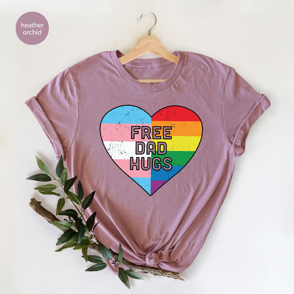 Free Dad Hugs Shirt, LGBT Shirt, LGBT Pride T-Shirt