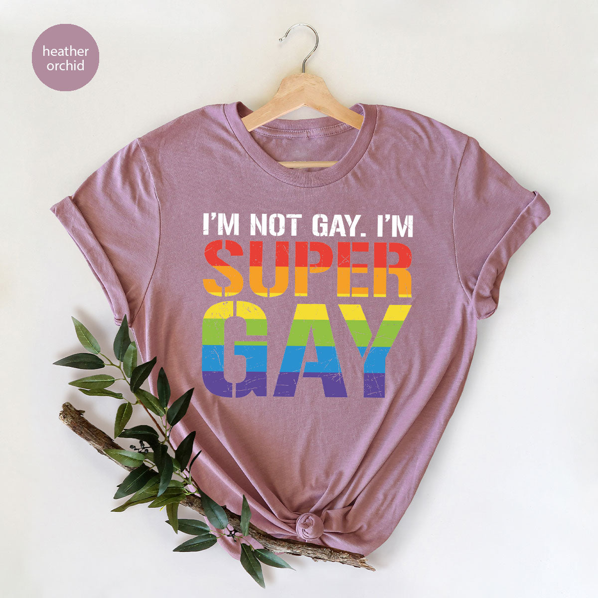 Super Gay Shirt, LGBT Power T-Shirt, Super Gay LGBT Tee