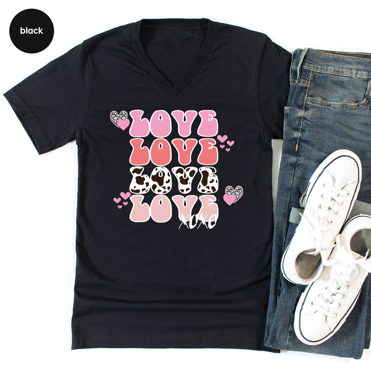 Love Shirt, Love Day T-Shirt, Valentine's Day Tee, 2023 Valentine's Day Gift