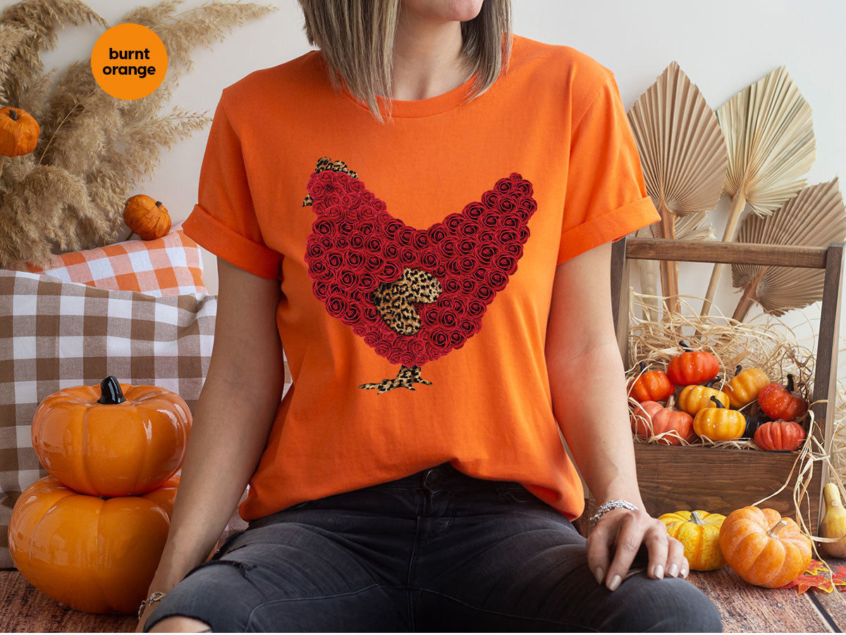 Heart of Chicken Shirt, Funny Valentine Day Gift, Special Gift for Feb 14