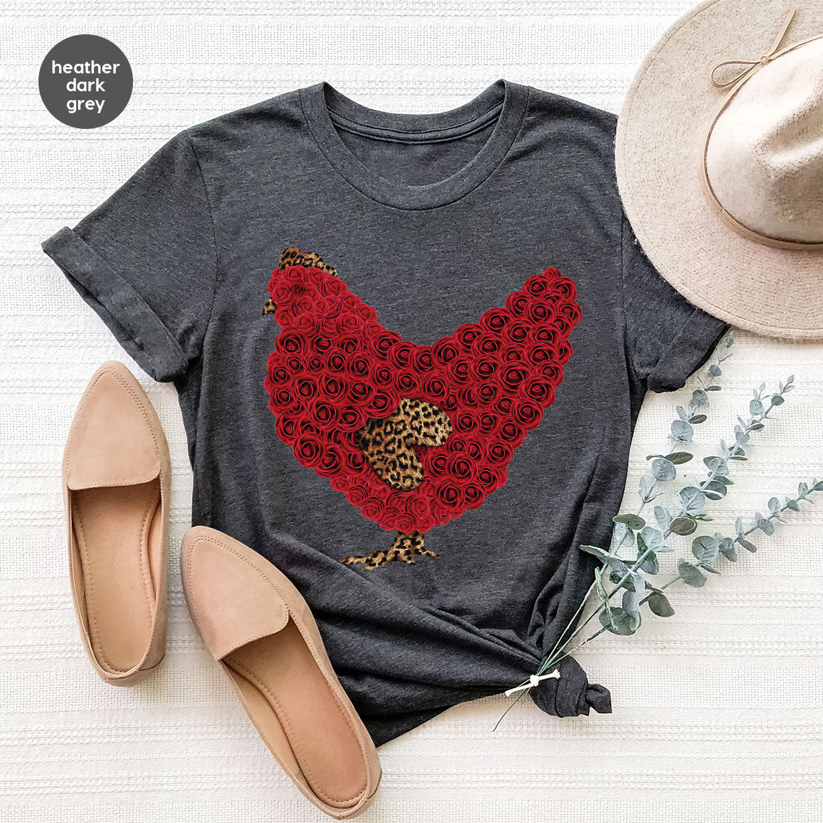 Heart of Chicken Shirt, Funny Valentine Day Gift, Special Gift for Feb 14