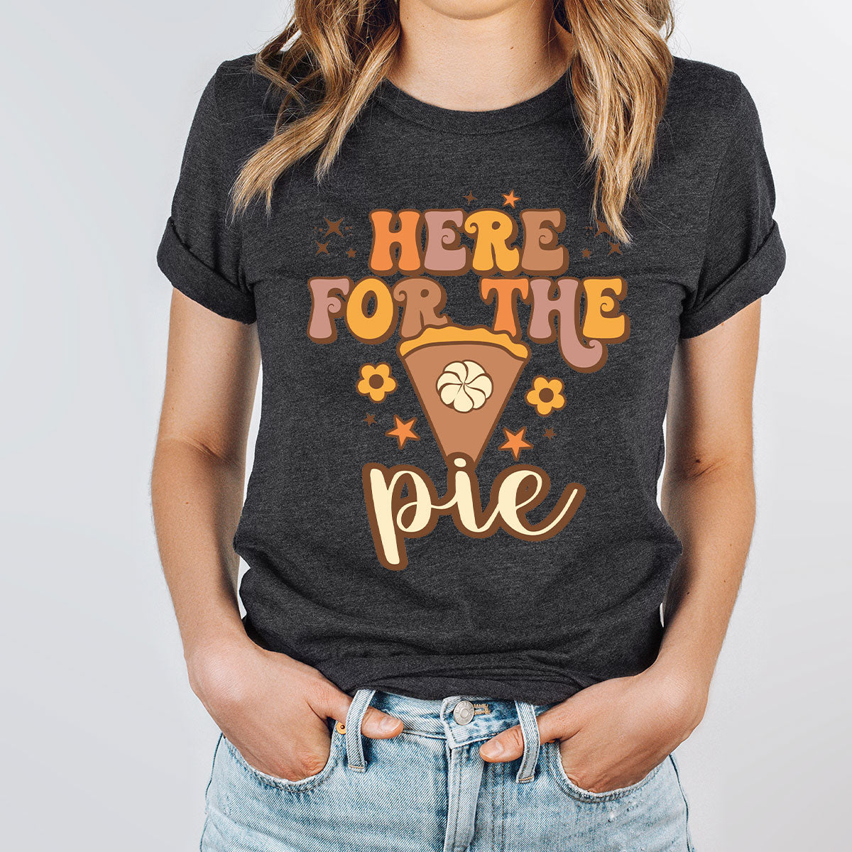 Here For The Pie Shirt, Funny Halloween Shirt, Cute Halloween Hoodie and Sweatshirt