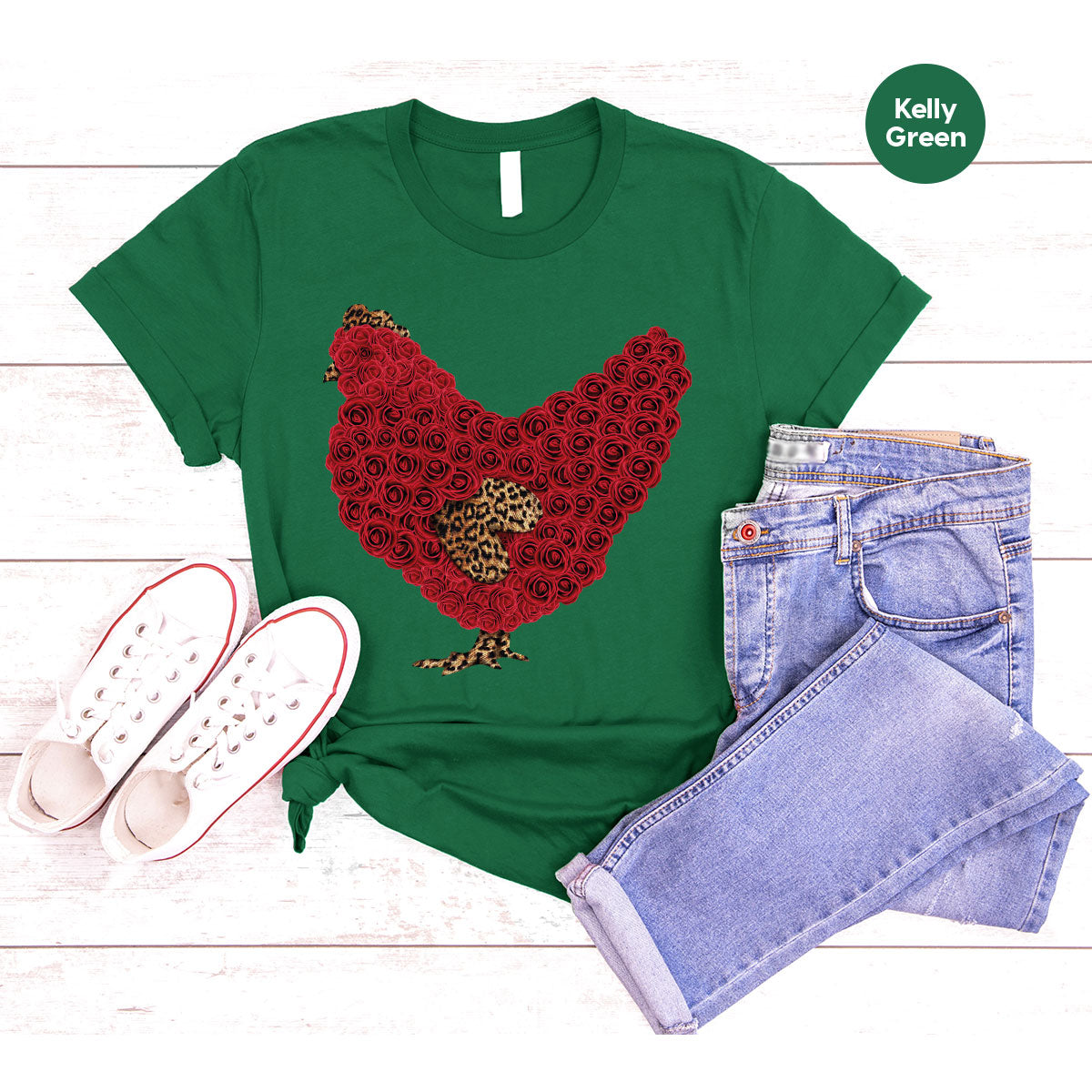 Heart of Chicken Shirt, Funny Valentine Day Gift, Special Gift for Feb 14