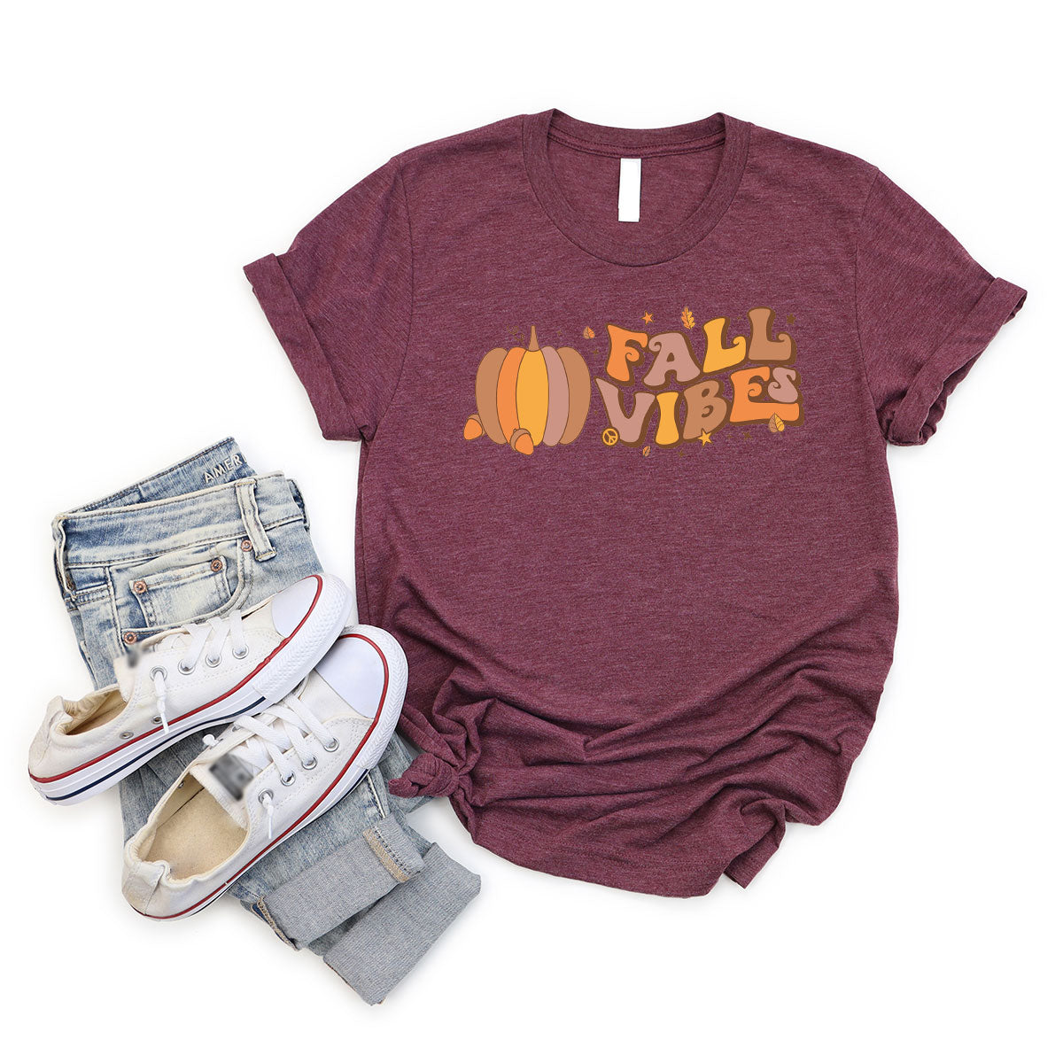 Fall Vibes Shirt, Thanksgiving 2022 Fall T-Shirt, 2022 Fall Tee