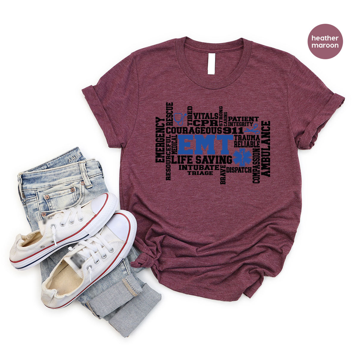 EMT Shirt, Gift For Paramedics, Life Saving T-Shirt