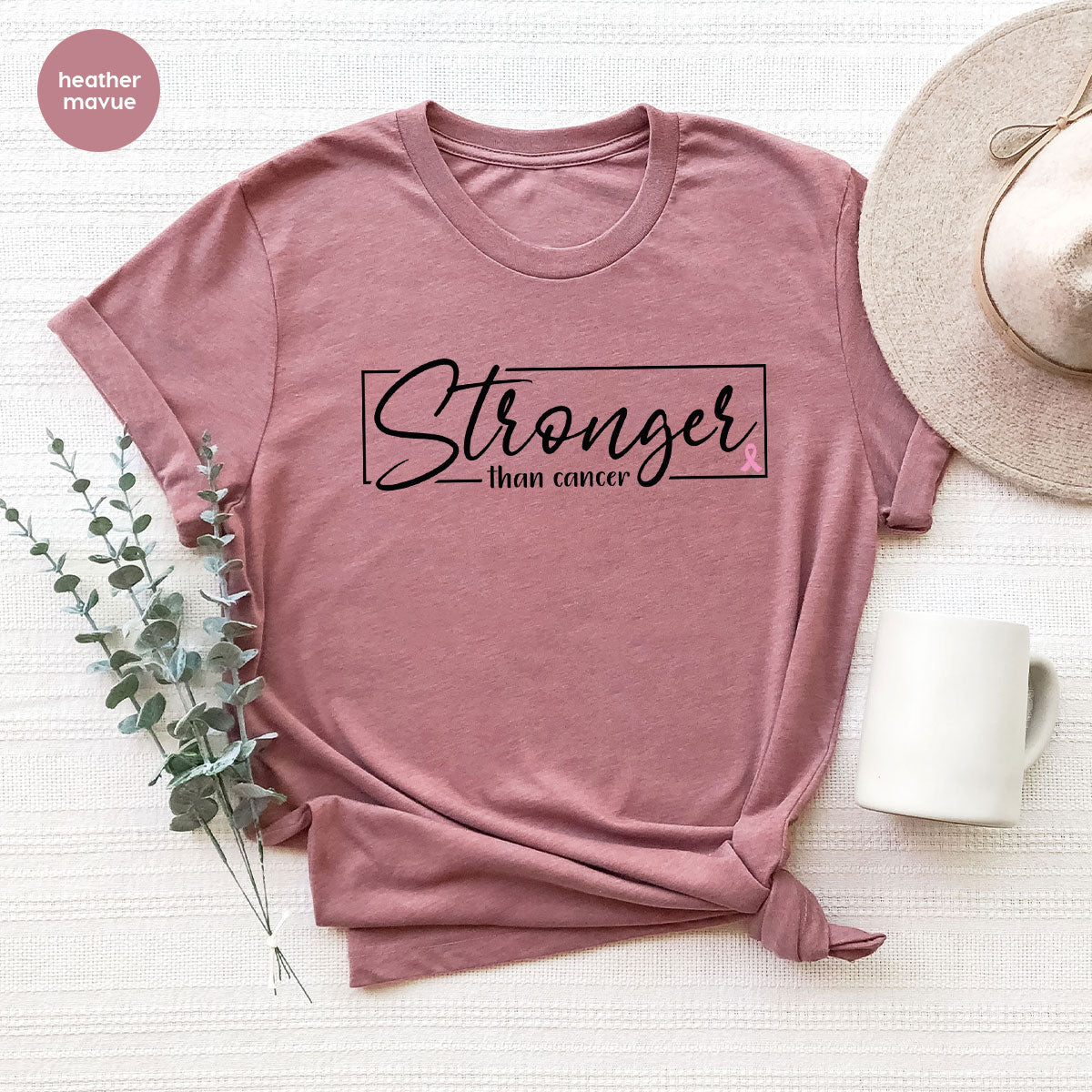 Stronger Than Cancer T-Shirt, Cancer Support Shirt, Cancer Warrior Tee