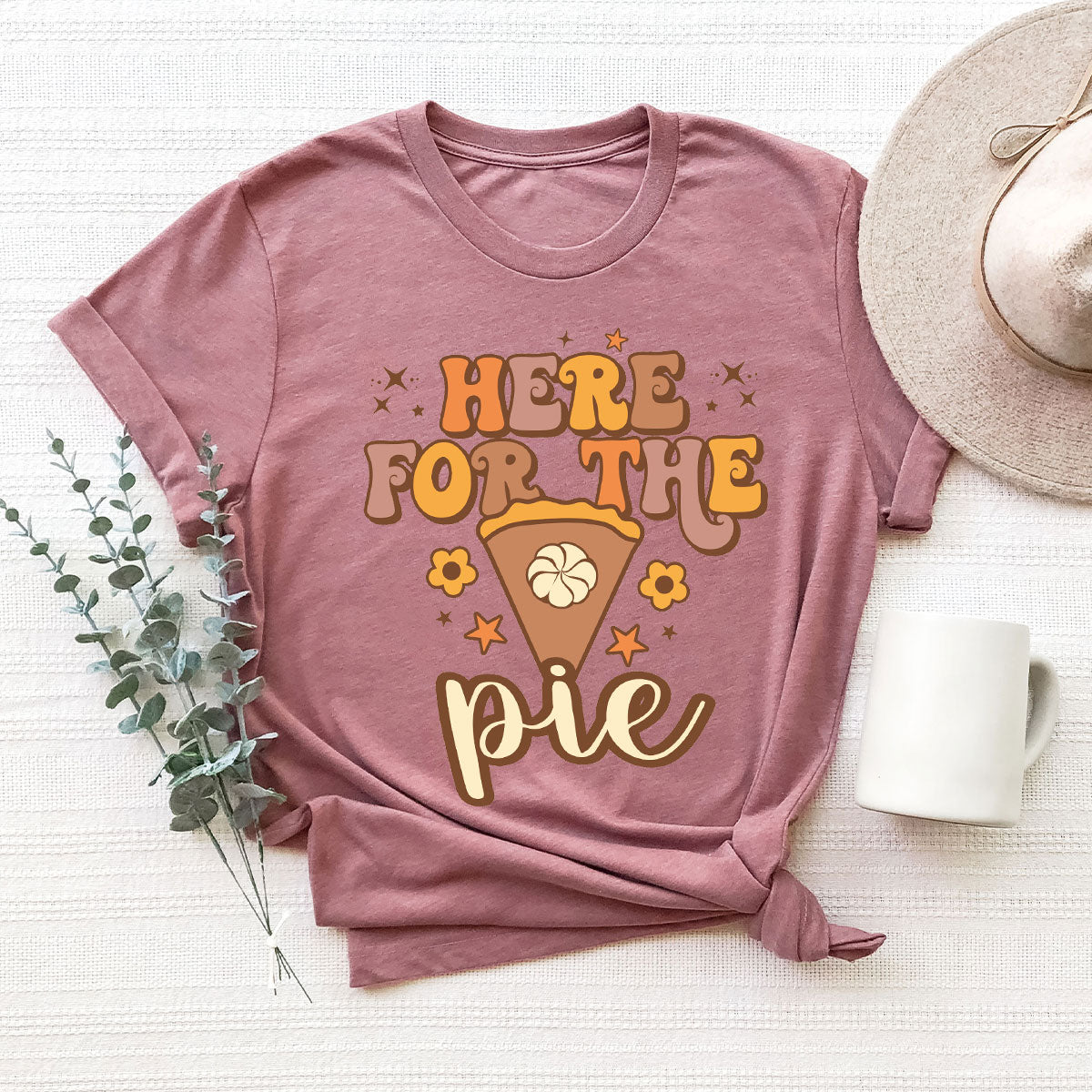 Here For The Pie Shirt, Funny Halloween Shirt, Cute Halloween Hoodie and Sweatshirt